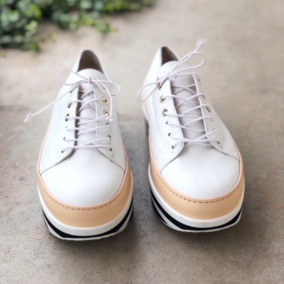 Stuart Weitzman Activate Striped Platform Sneaker - Picture 2 of 5